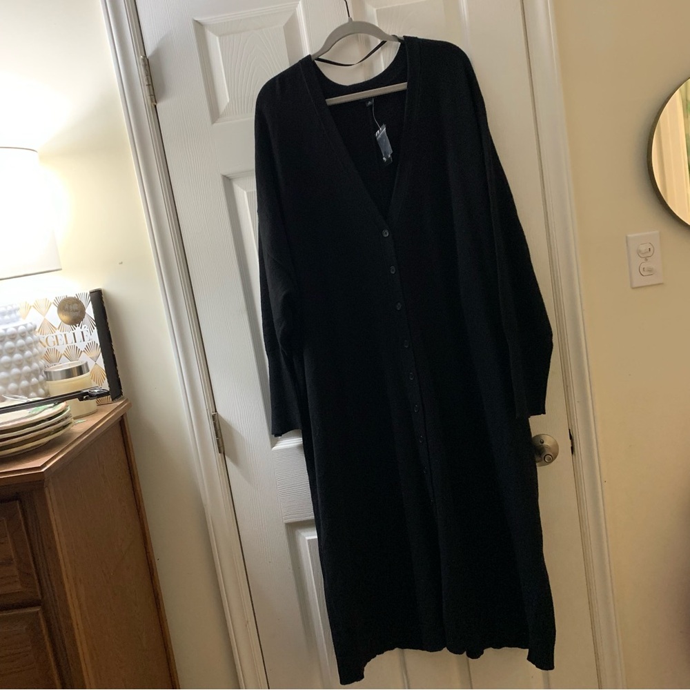 Torrid black long buttoned cardigan sz 5X - Picture 8 of 8